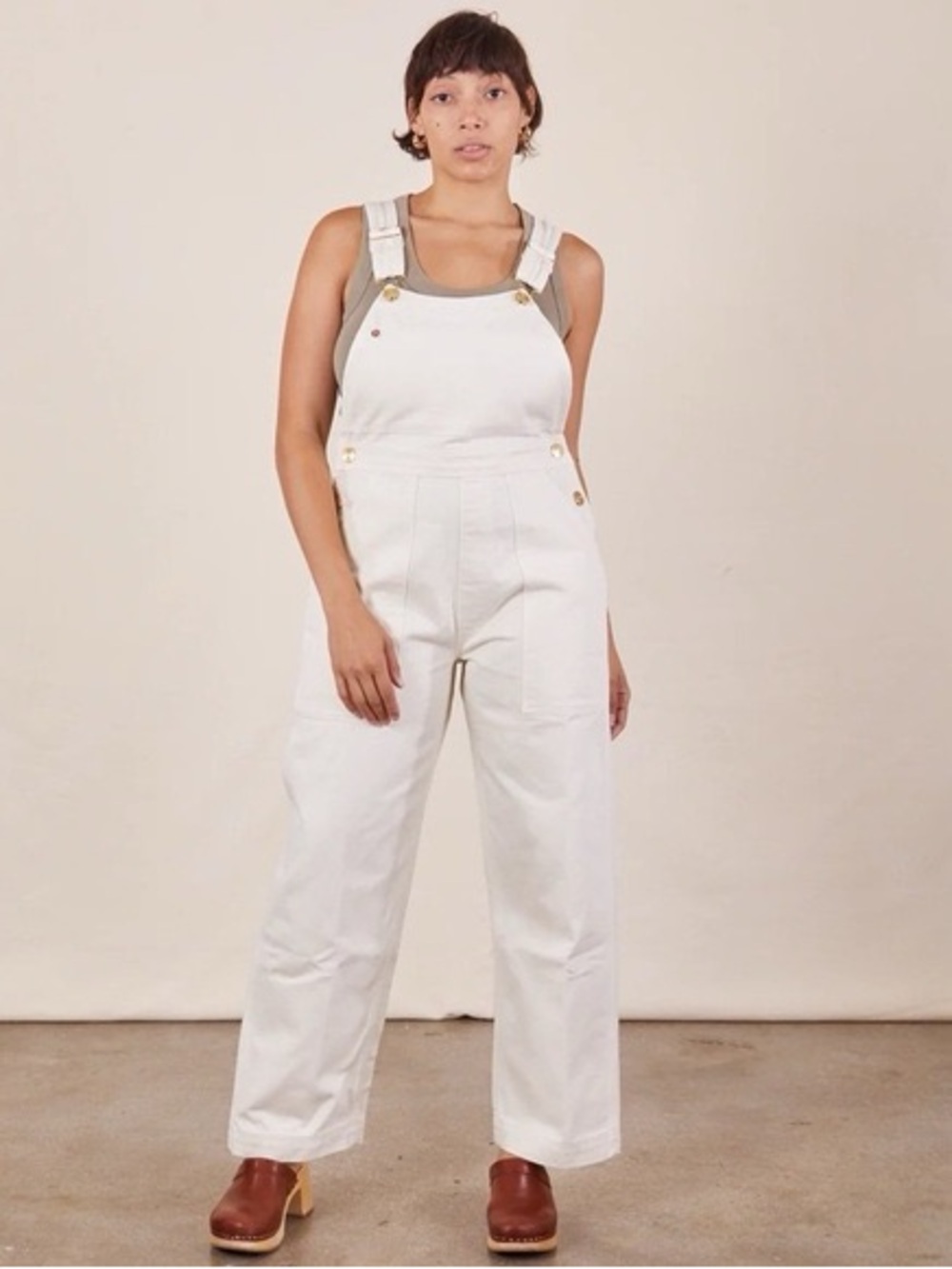 Big Bud Press White Overalls, 2XL